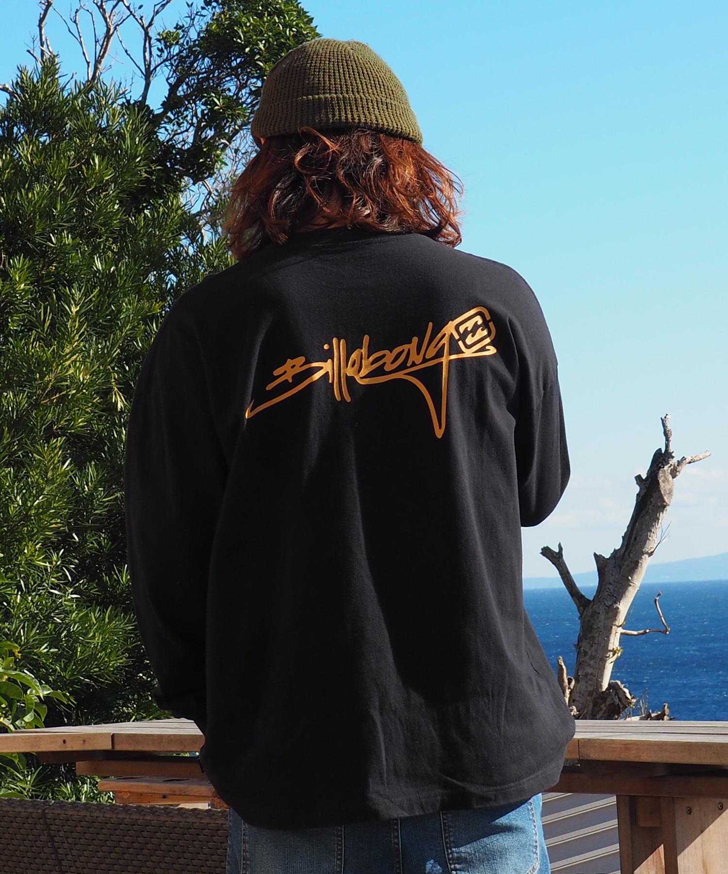BILLABONG ビラボン 長袖 Tシャツ ロンT メンズ シンプル SCRIPT