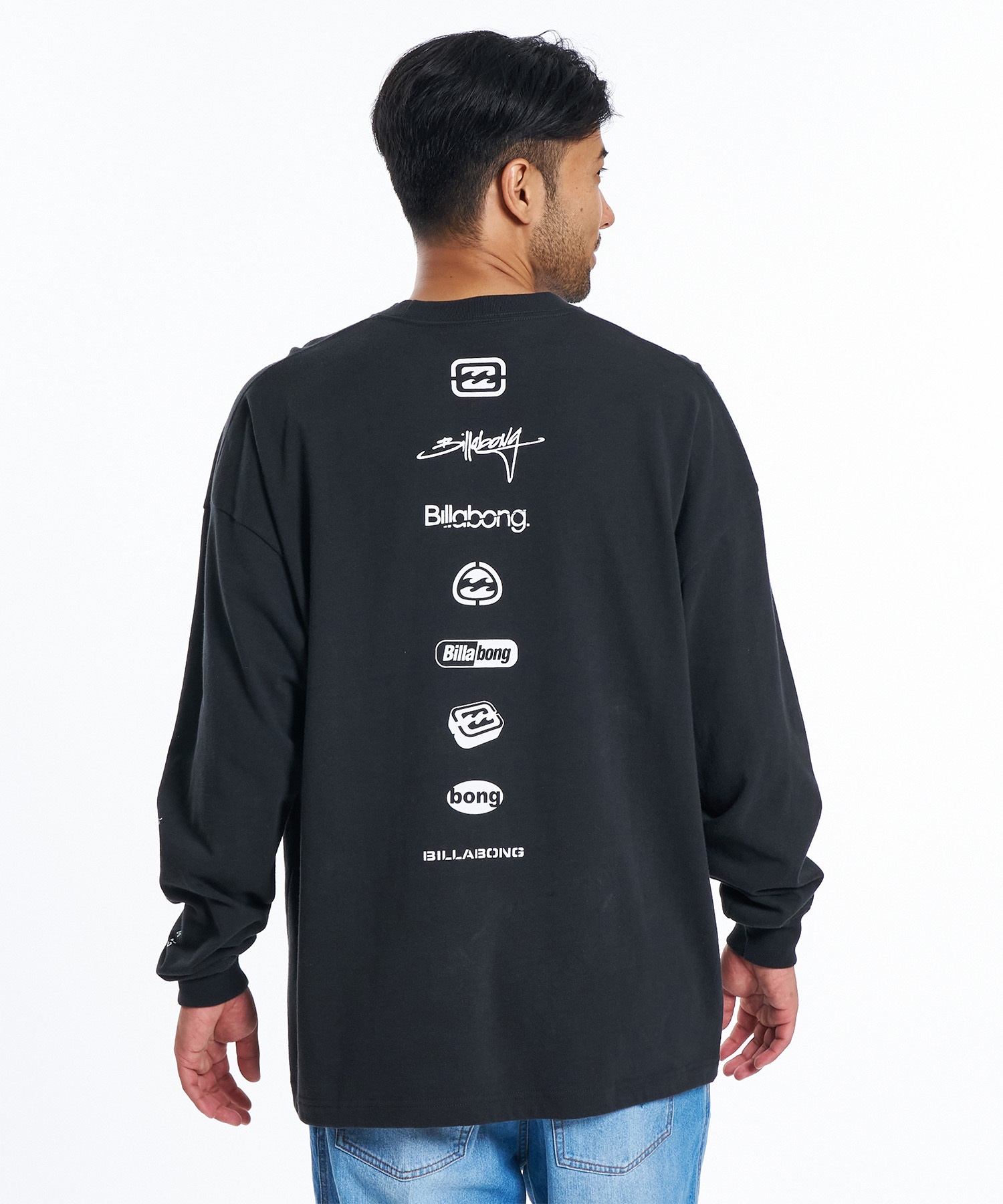 DOUBLE.B 100cm 5点 長袖T、トレーナー、ズボン BILLABONG ビラボン 長袖 Tシャツ ロンT メンズ シンプル Y2K RE ISSUE
