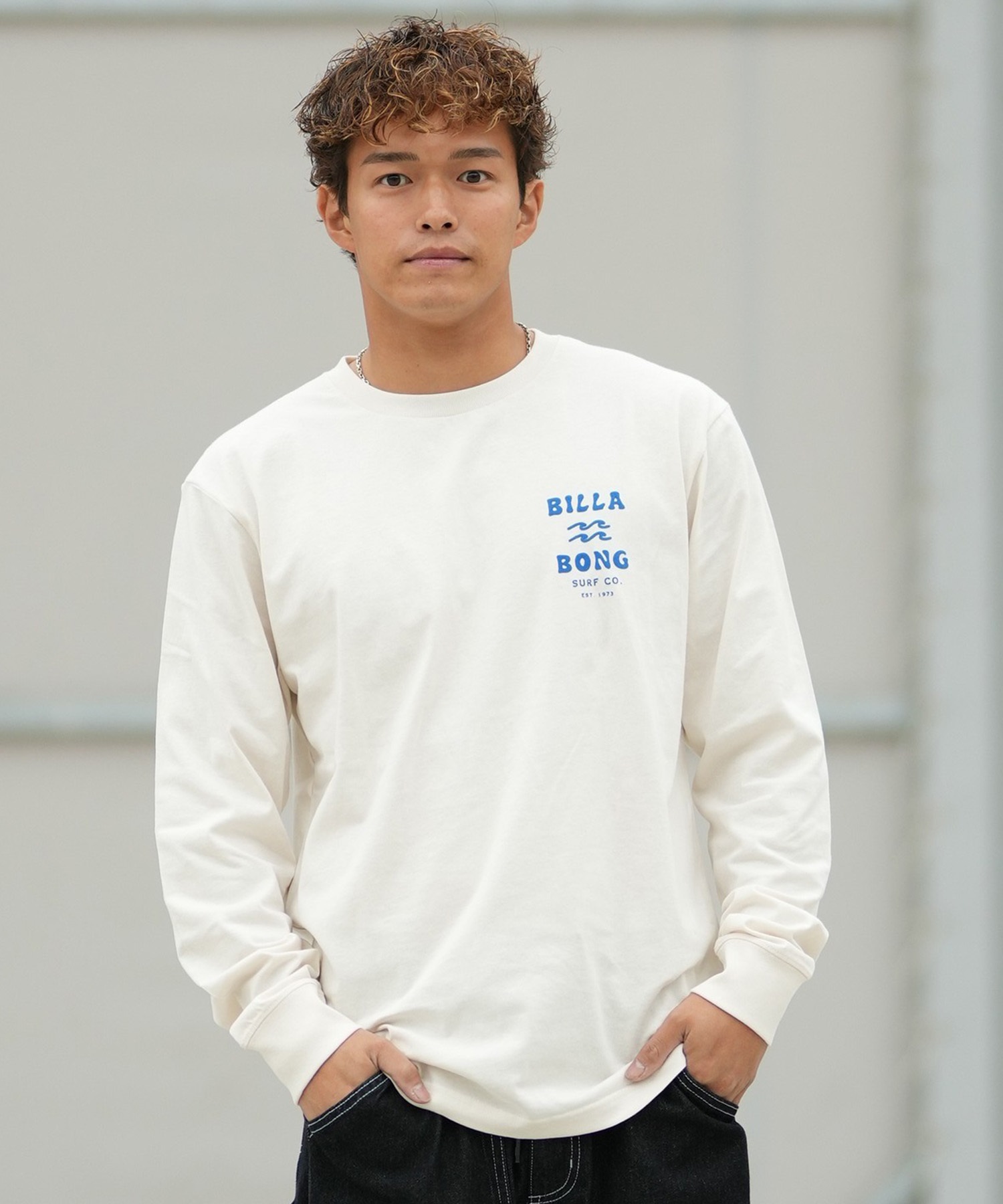 BILLABONG ビラボン 長袖 Tシャツ ロンT メンズ バックプリント ONE