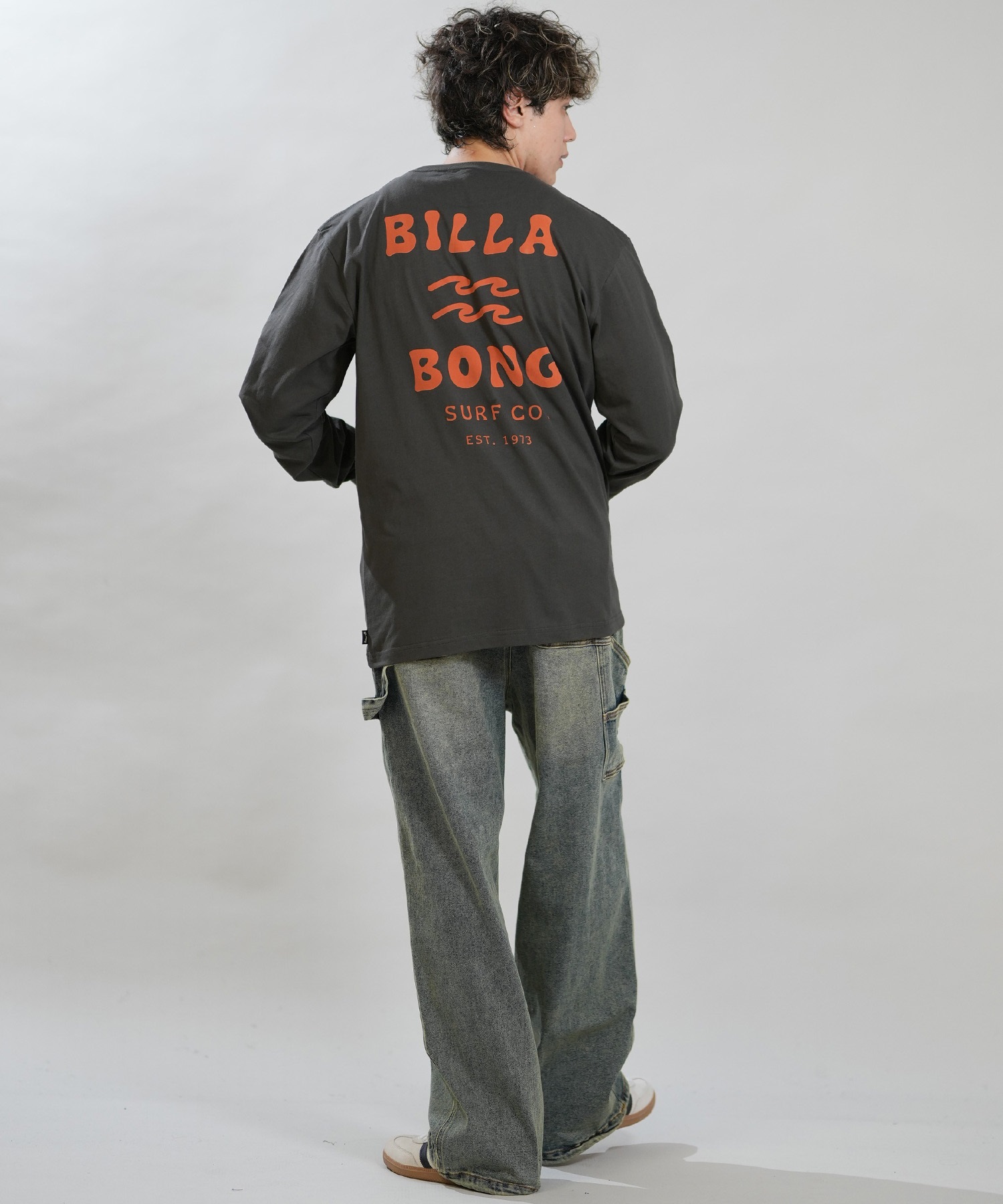 BILLABONG ビラボン 長袖 Tシャツ ロンT メンズ バックプリント ONE