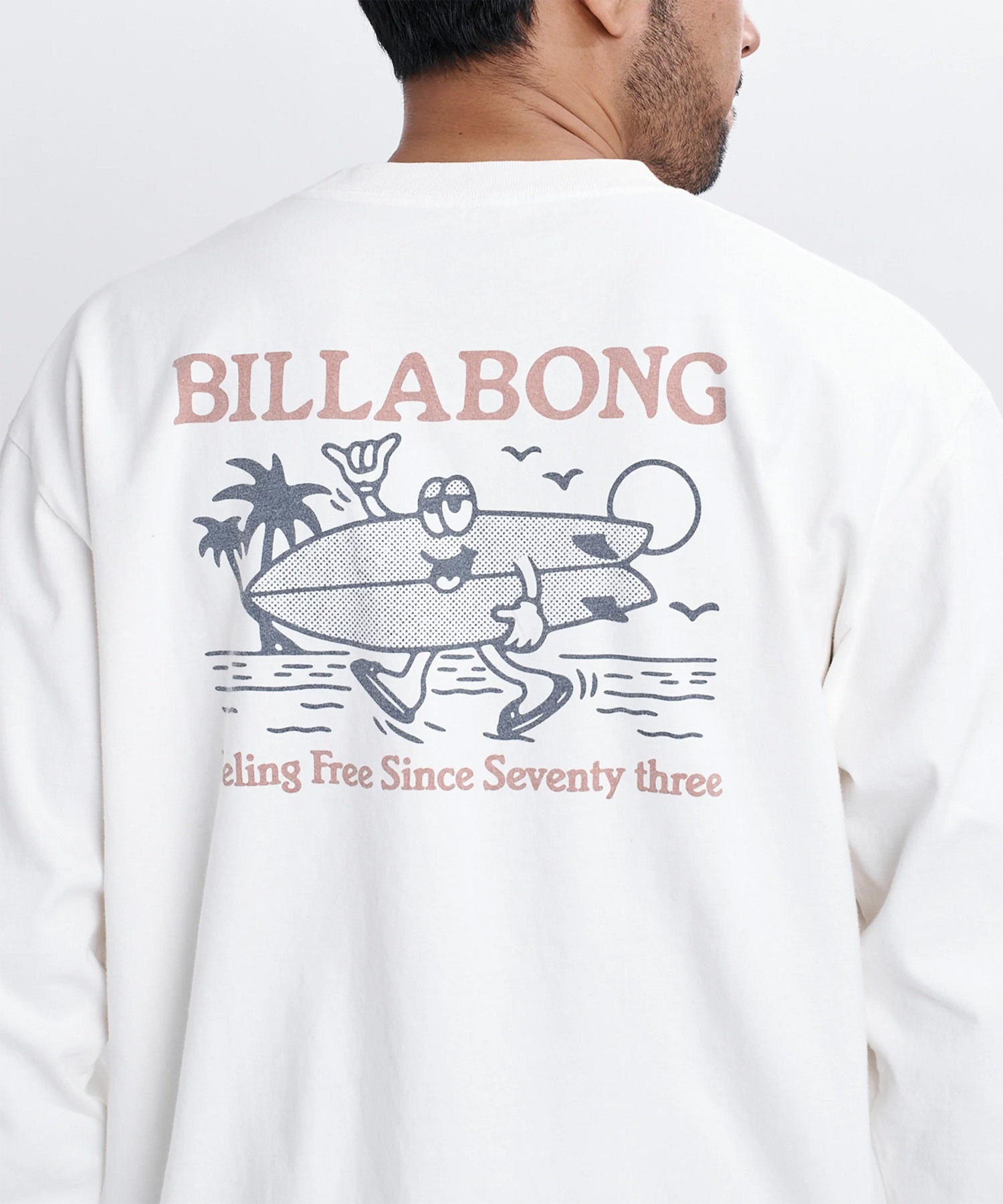BILLABONG ビラボン 長袖 Tシャツ ロンT メンズ バックプリント ロゴ