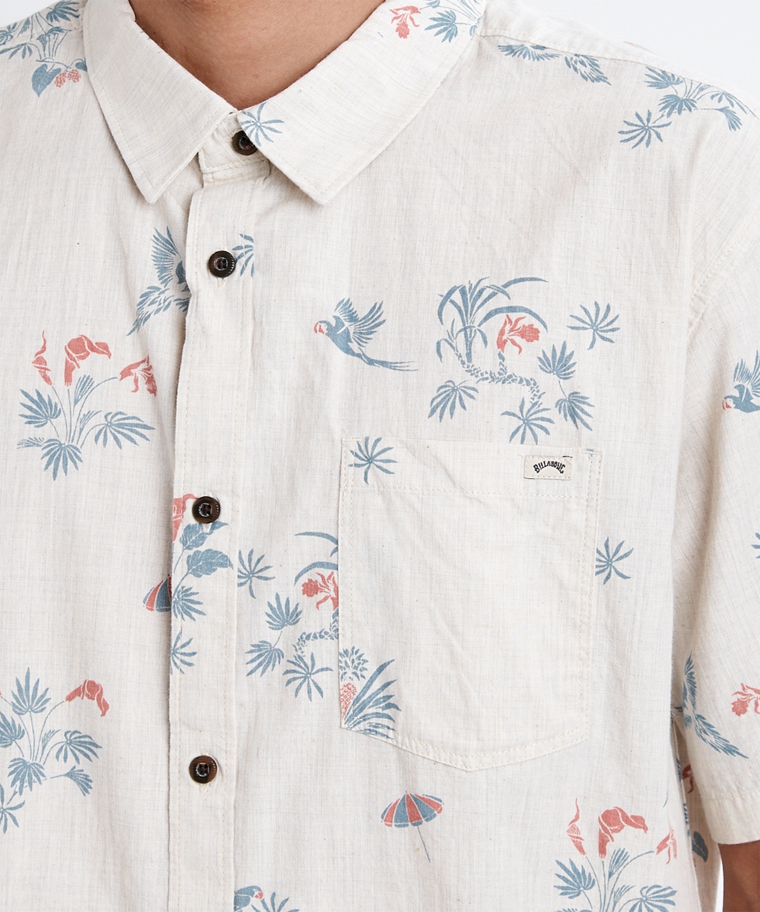 BILLABONG ビラボン 半袖 シャツ メンズ コットンリヨセル生地 SUNDAYS MINI SS BG011126(STN-M)