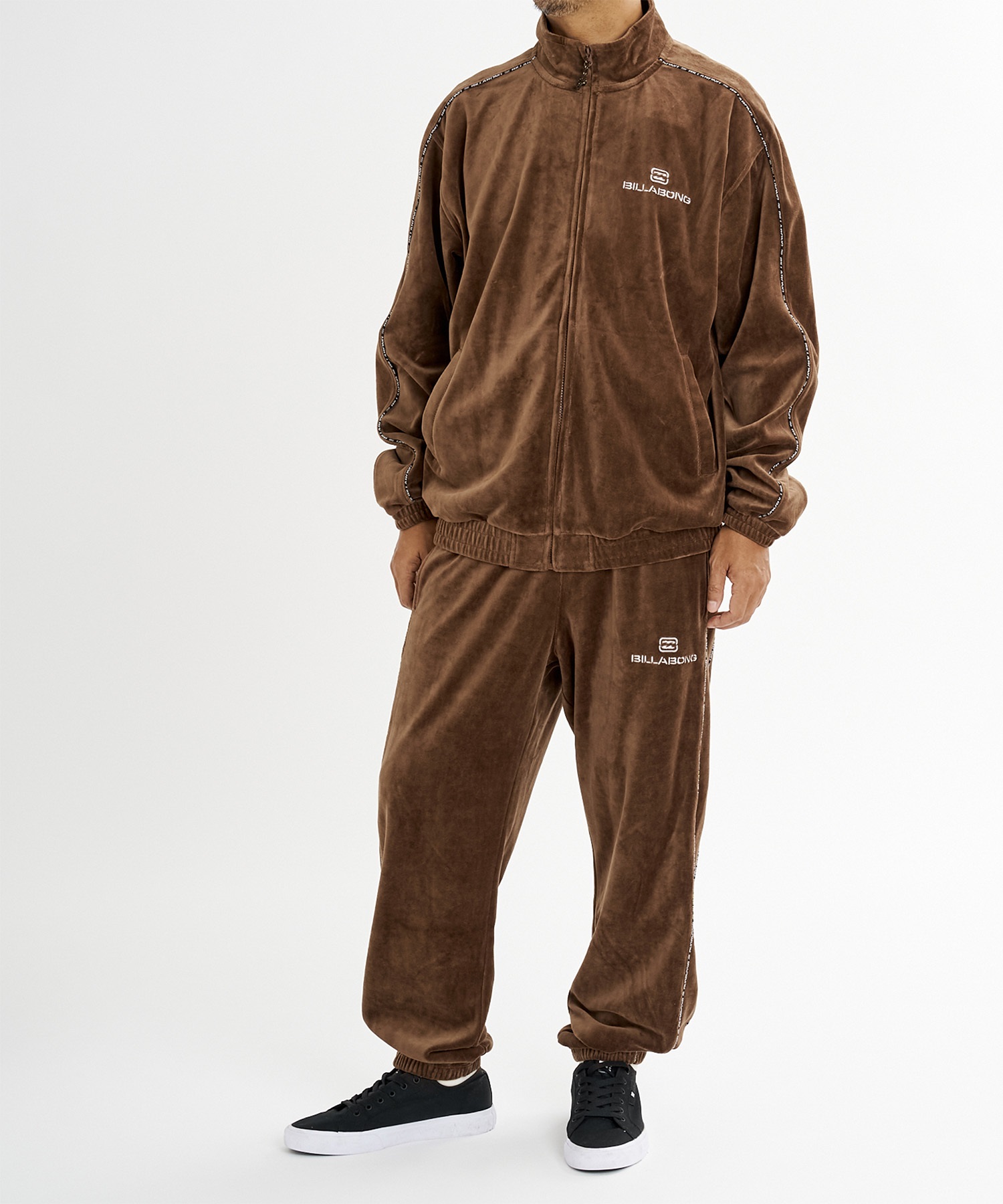 BILLABONG ビラボン ジャージ トラックパンツ メンズ ベロア TRACK