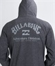 BILLABONG ビラボン 水着 ラッシュガード ジップアップ パーカー メンズ 水陸両用 UVカット 吸水速乾 SURF FLEX ZIP BG011860(BKH-M)