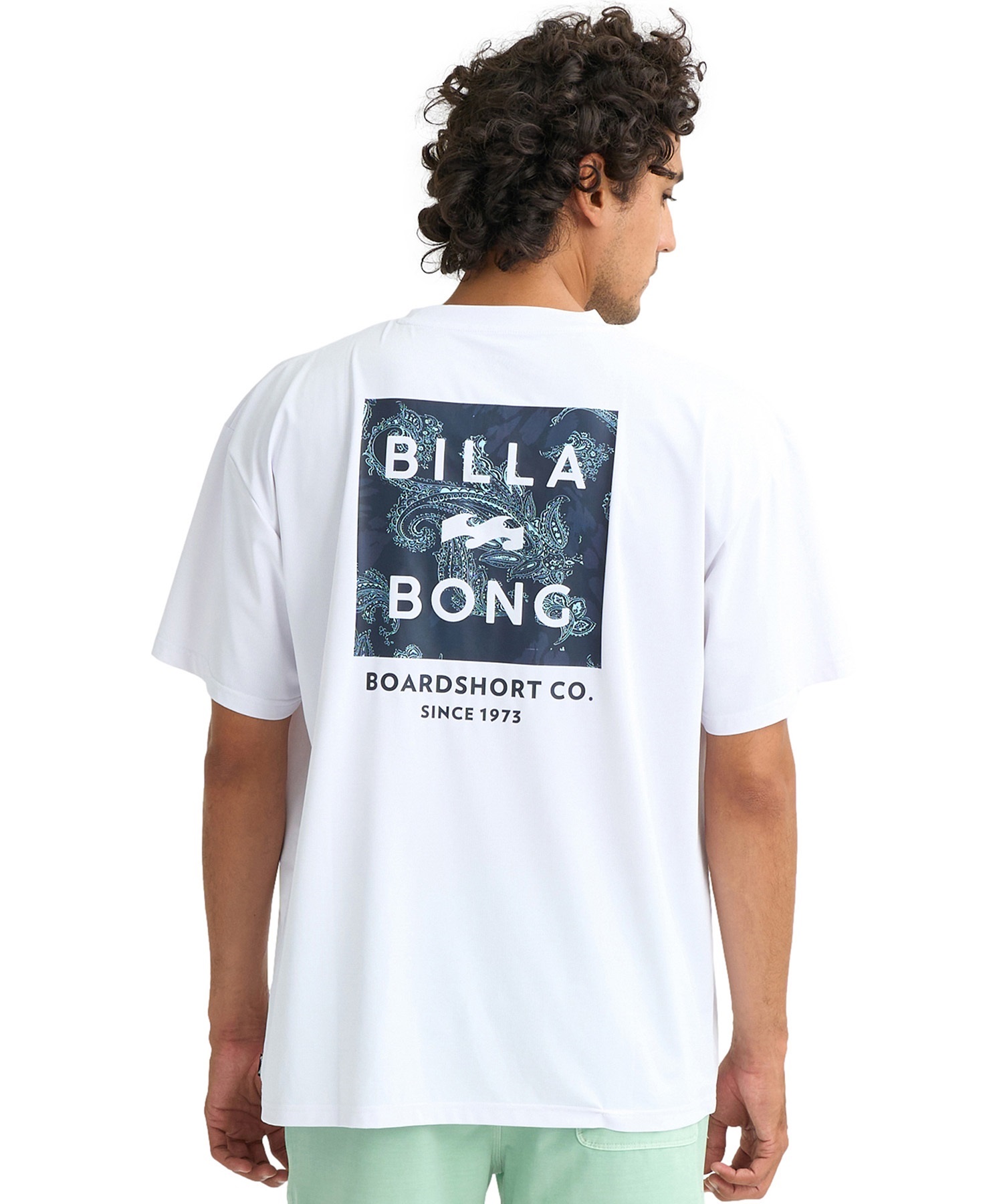 BILLABONG ビラボン 水着 ラッシュガード 半袖 Tシャツ メンズ バック