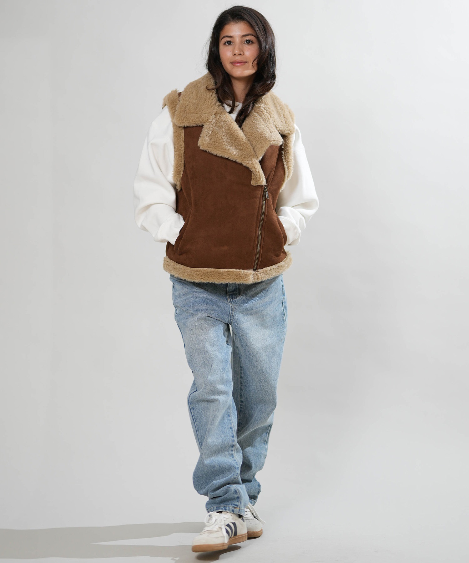 BILLABONG ビラボン ベスト レディース ボア ムートン RIDERS MOUTON