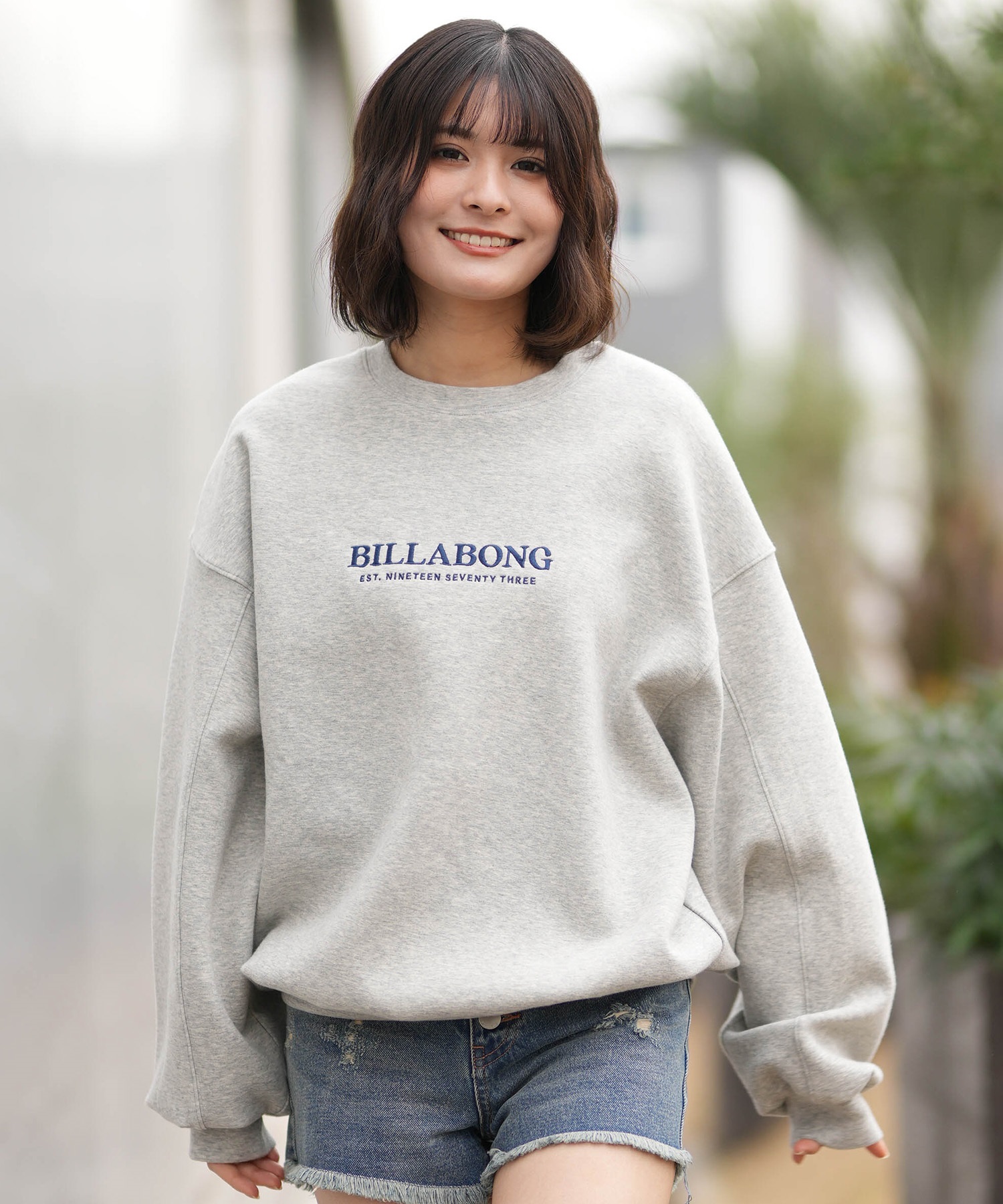 BILLABONG ビラボン トレーナー スウェット レディース ロゴ バック