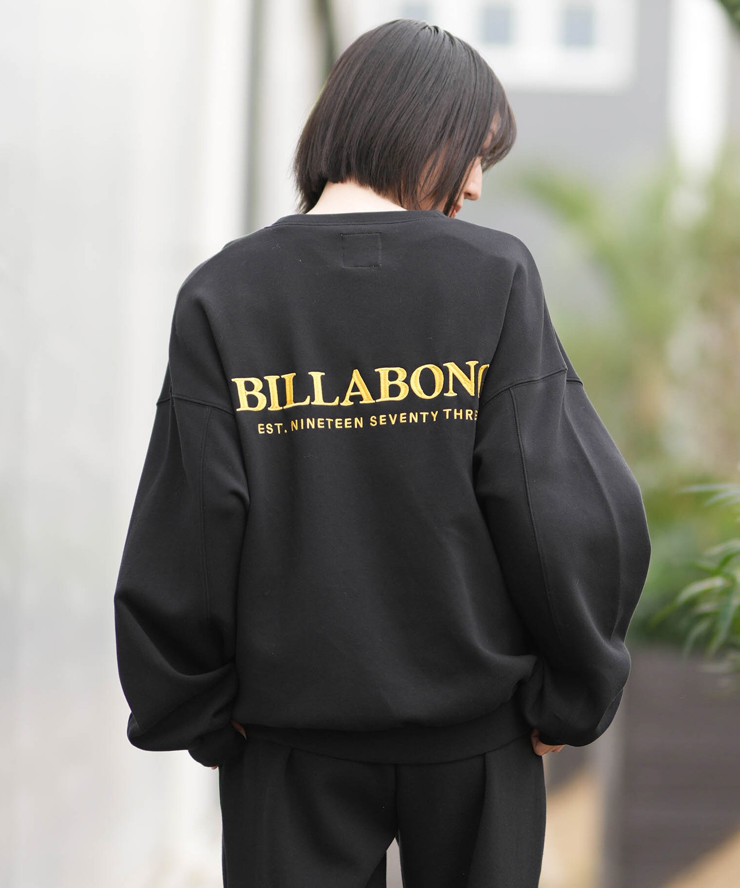 BILLABONG ビラボン トレーナー スウェット レディース ロゴ バック
