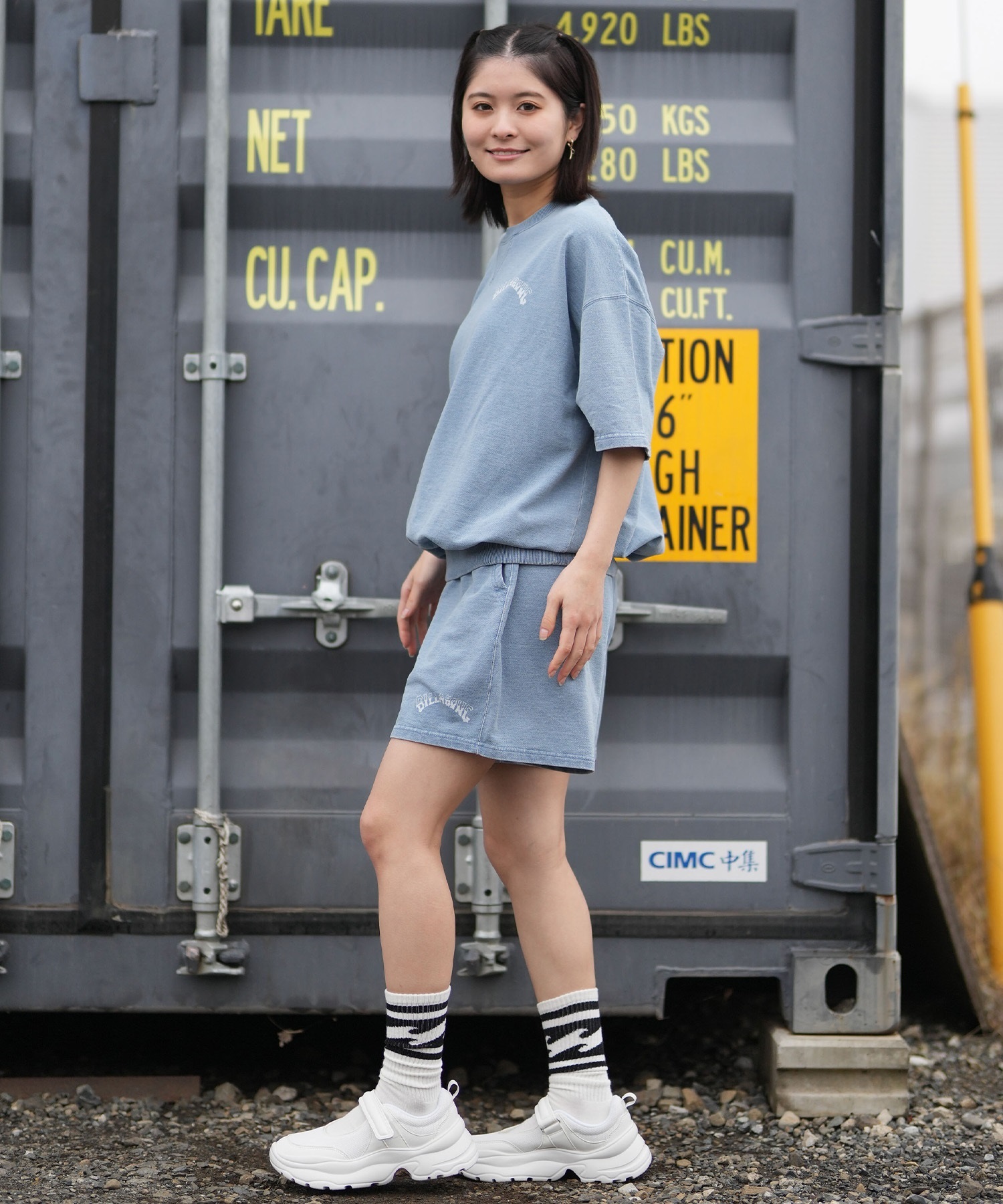 BILLABONG ビラボン トレーナー レディース ARCH LOGO SS SWEAT CREW
