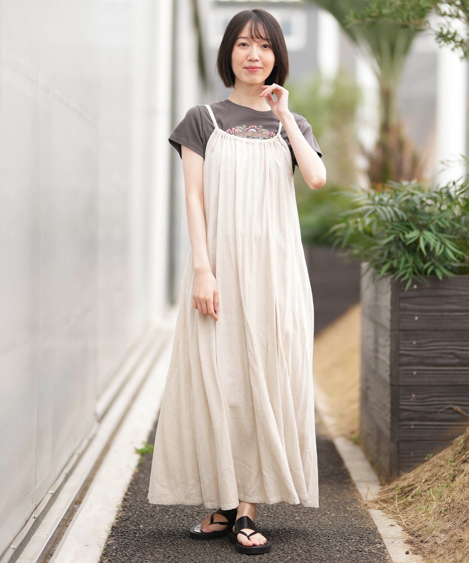 BILLABONG ビラボン ワンピース レディース ロング丈 CAMI BACK WOVEN