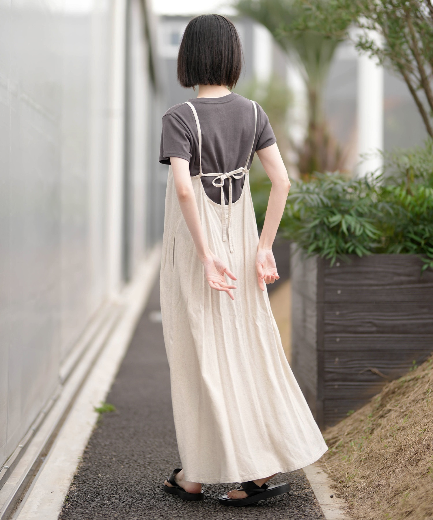 BILLABONG ビラボン ワンピース レディース ロング丈 CAMI BACK WOVEN