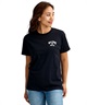 BILLABONG ビラボン 半袖 Tシャツ レディース BACK SQUARE BOY FIT TEE  BG013201(BLM-M)