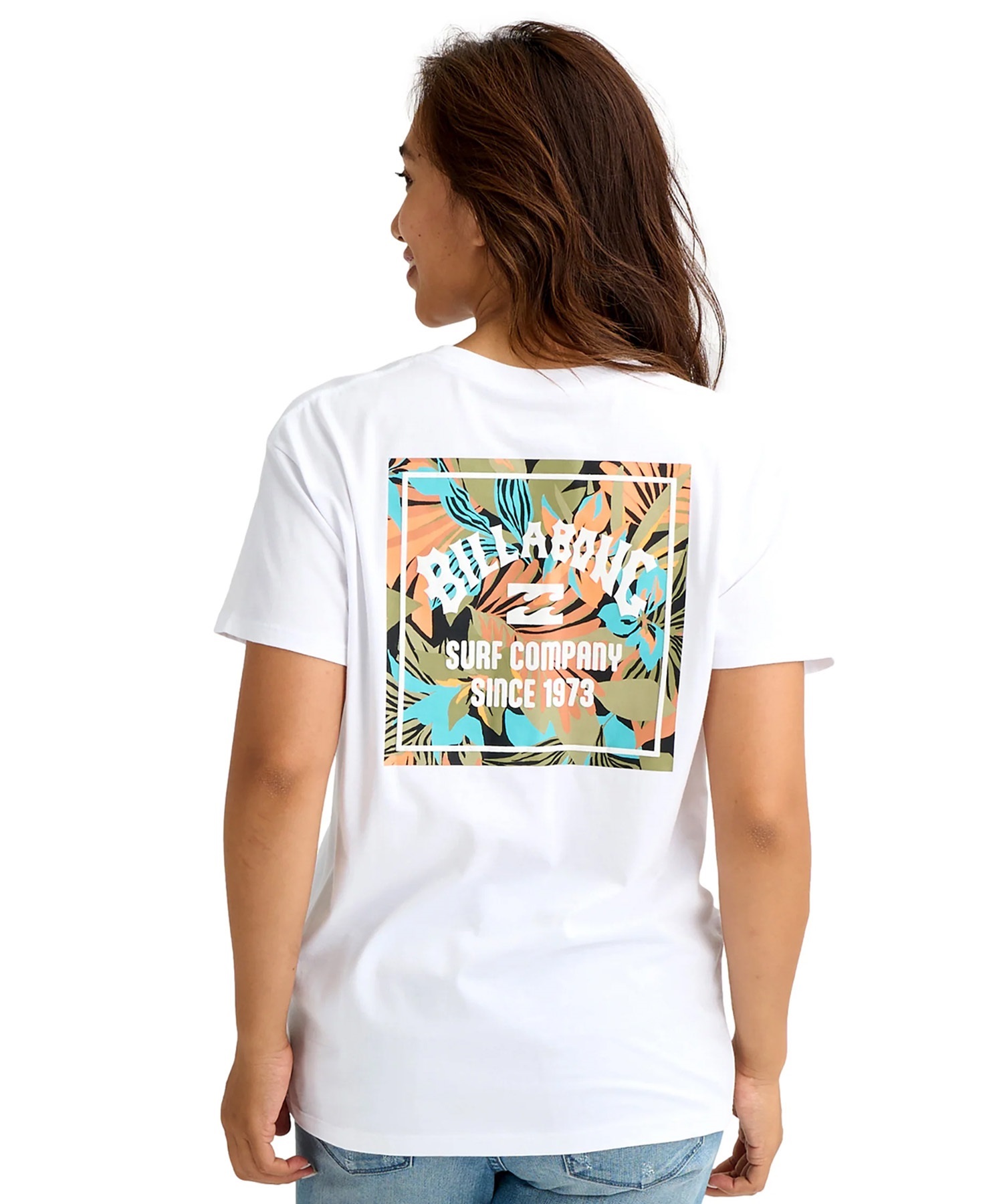 BILLABONG ビラボン 半袖 Tシャツ レディース BACK SQUARE BOY FIT TEE  BG013201(BLM-M)