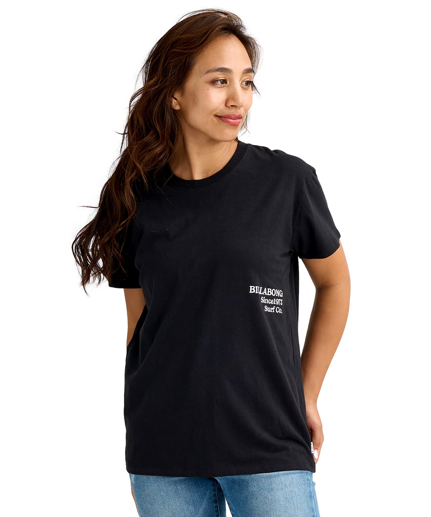 BILLABONG ビラボン 半袖 Tシャツ レディース ロゴ バックプリント BG013203(SCS-M)