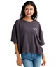 BILLABONG ビラボン 半袖 Tシャツ レディース PUFF ARCH WIDE LOOSE CROP BG013208(GUA-M)