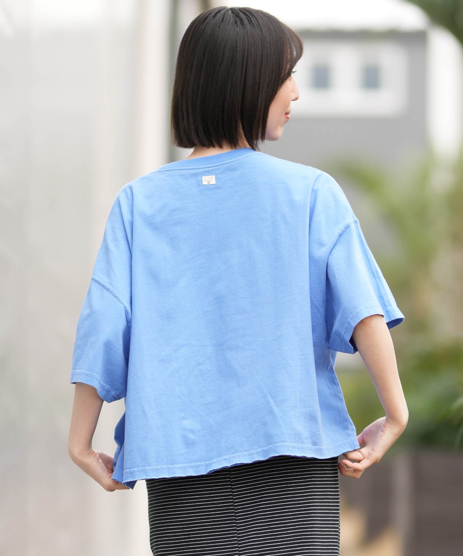 BILLABONG ビラボン 半袖 Tシャツ レディース GRAPHIC WIDE LOOSE CROP T BG013209(OFB-M)