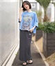 BILLABONG ビラボン 半袖 Tシャツ レディース GRAPHIC WIDE LOOSE CROP T BG013209(OFB-M)