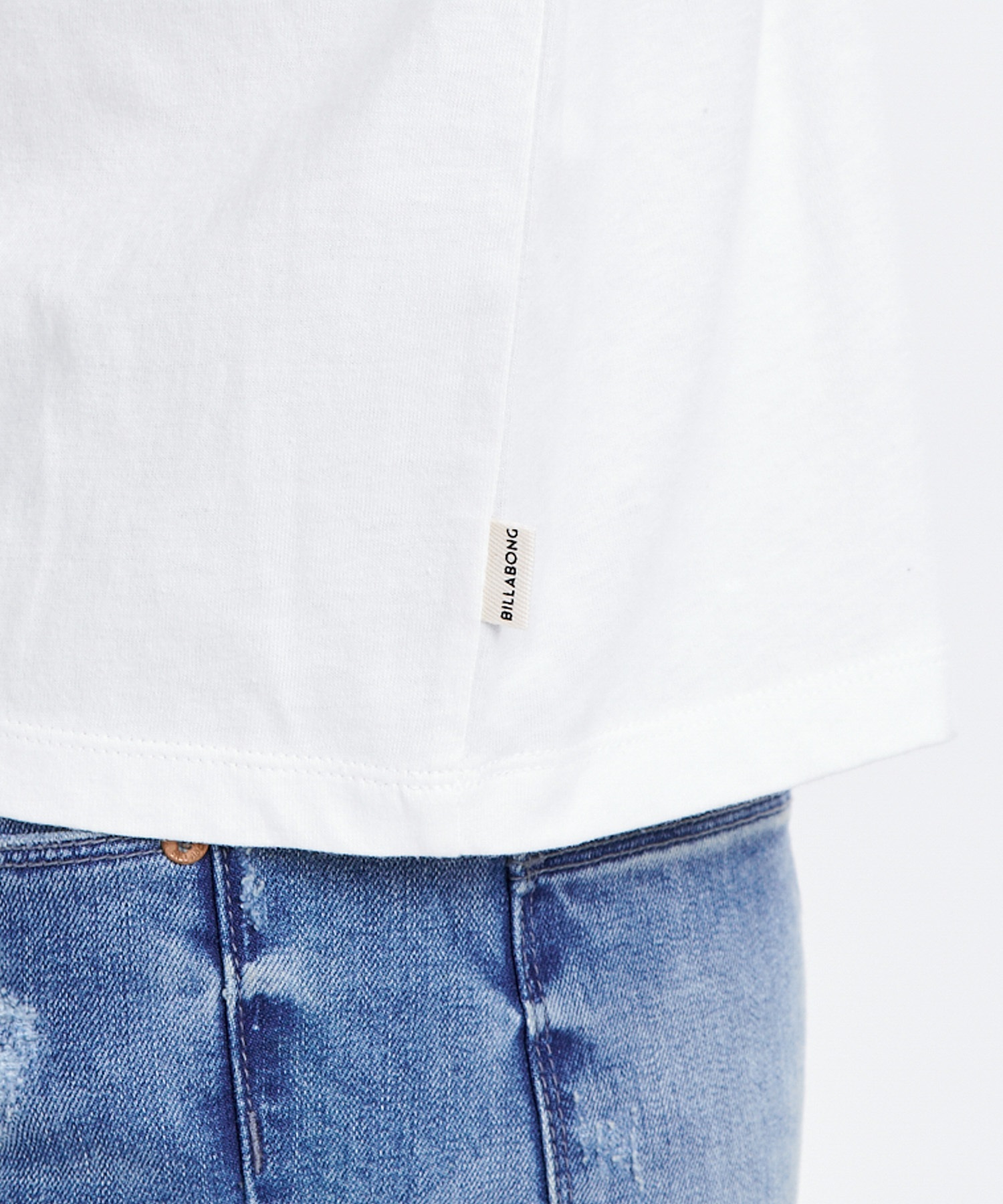 BILLABONG ビラボン 半袖 Tシャツ レディース コード刺繍 ショート丈 BG013210(SCS-M)