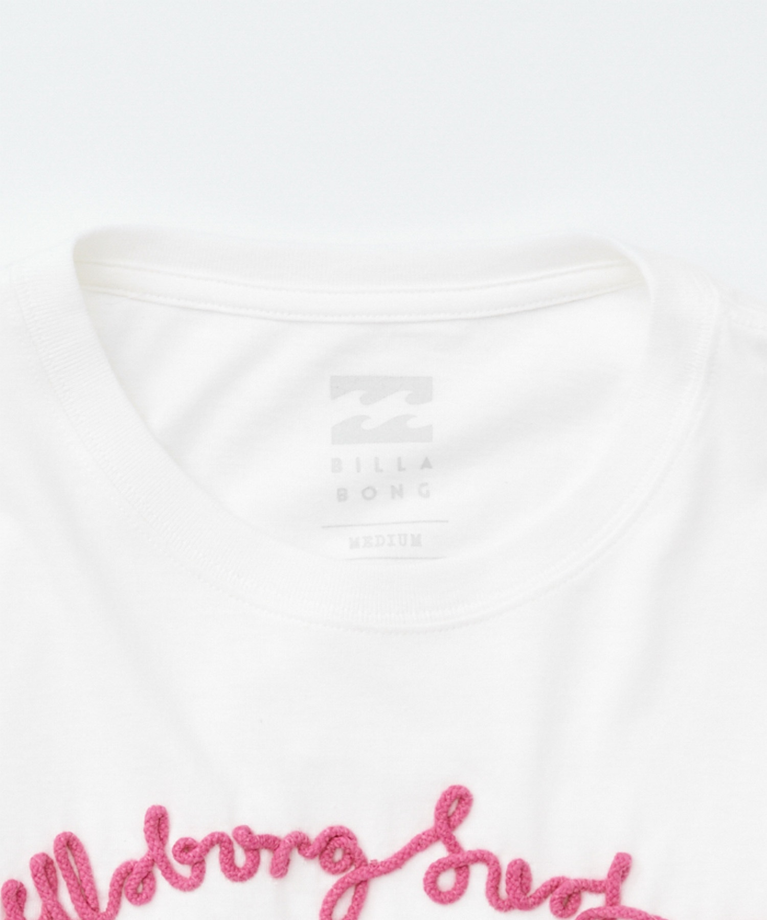 BILLABONG ビラボン 半袖 Tシャツ レディース コード刺繍 ショート丈 BG013210(SCS-M)