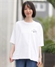 BILLABONG ビラボン 半袖 Tシャツ レディース バックプリント MESSAGE ARCH MEDIUM LOOSE BG013211(OCS-M)