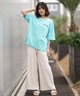 BILLABONG ビラボン 半袖 Tシャツ レディース バックプリント MESSAGE ARCH MEDIUM LOOSE BG013211(OCS-M)