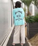 BILLABONG ビラボン 半袖 Tシャツ レディース バックプリント MESSAGE ARCH MEDIUM LOOSE BG013211(OCS-M)