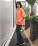 BILLABONG ビラボン 半袖 Tシャツ レディース バックプリント MESSAGE ARCH MEDIUM LOOSE BG013211(OCS-M)