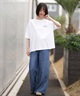 BILLABONG ビラボン 半袖 Tシャツ レディース バックプリント MESSAGE ARCH MEDIUM LOOSE BG013211(OCS-M)