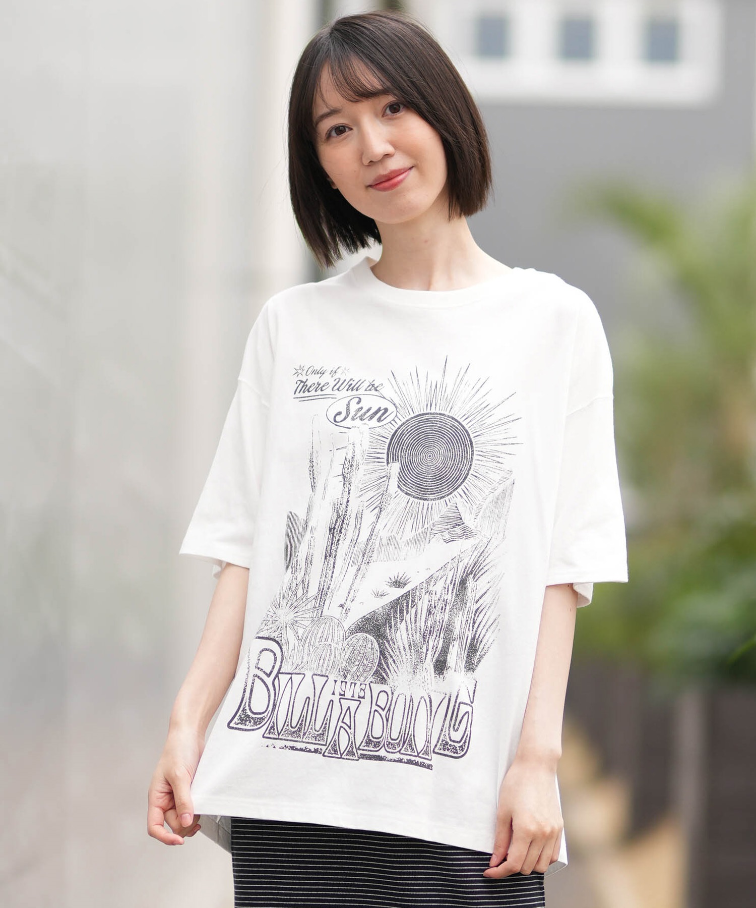 BILLABONG ビラボン 半袖 Tシャツ レディース SUN CHASING LOOSE TEE