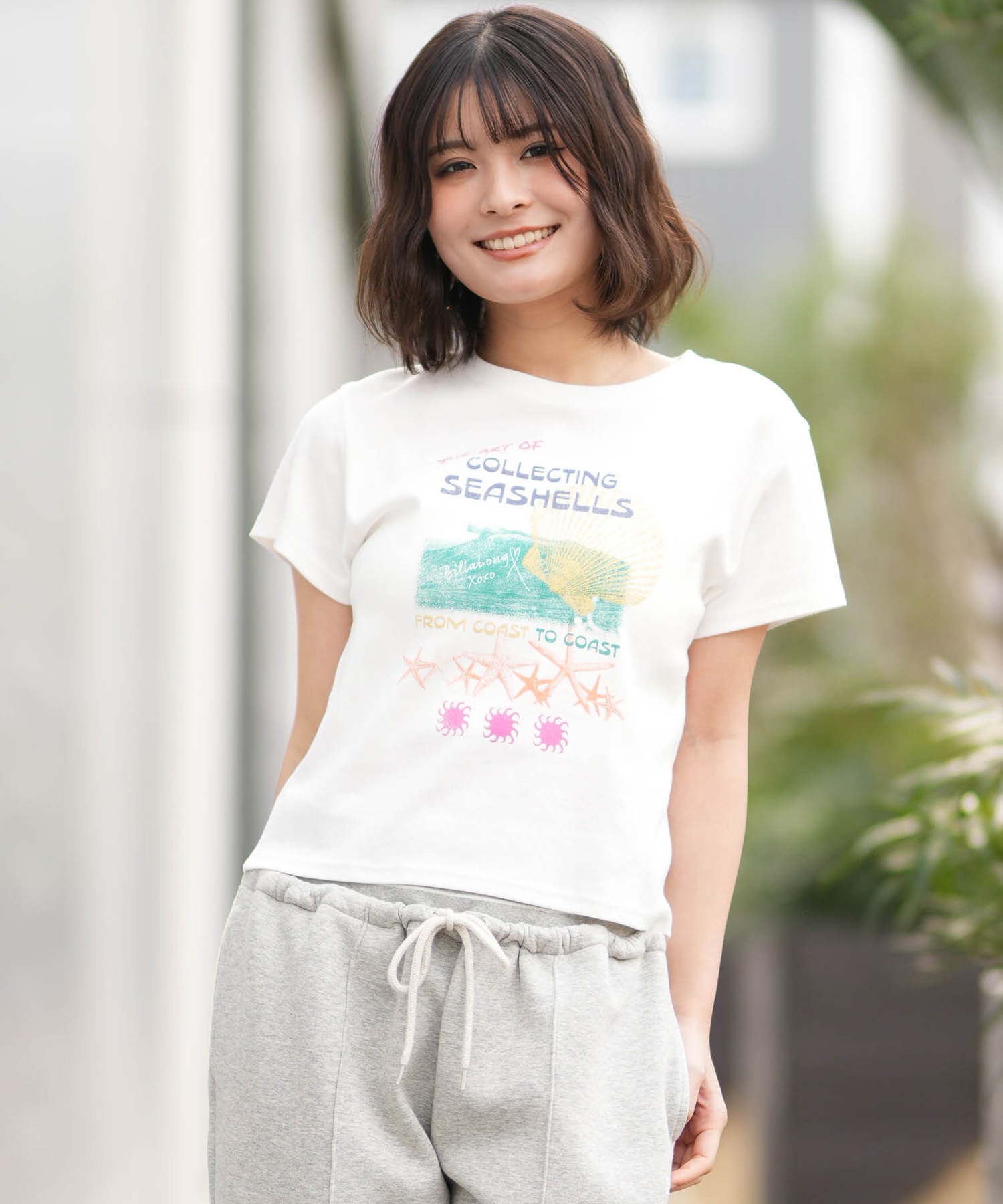 BILLABONG ビラボン 半袖 Tシャツ レディース GRAPHIC BABY FIT TEE BG013216(LPC1-M)