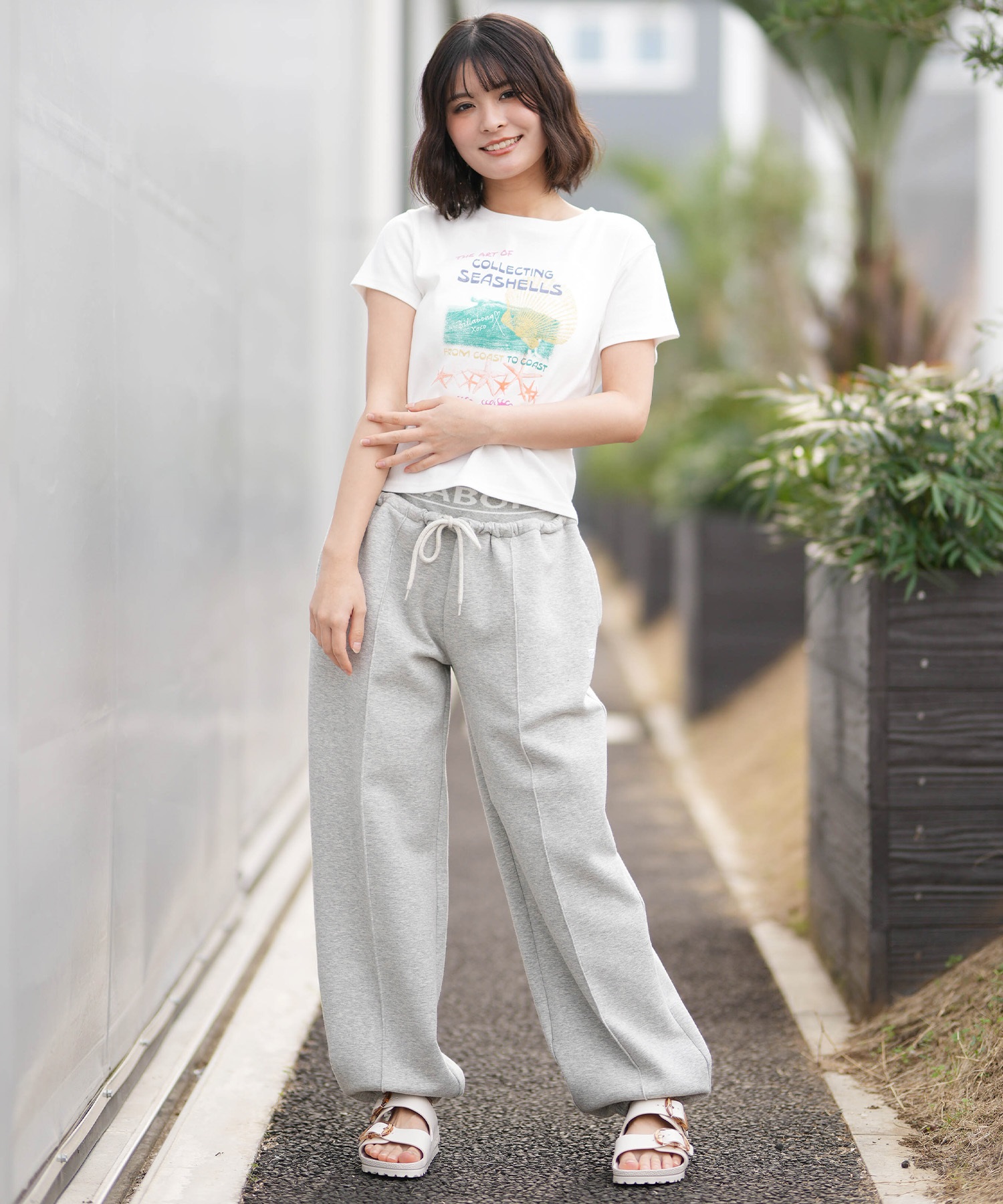 BILLABONG ビラボン 半袖 Tシャツ レディース GRAPHIC BABY FIT TEE