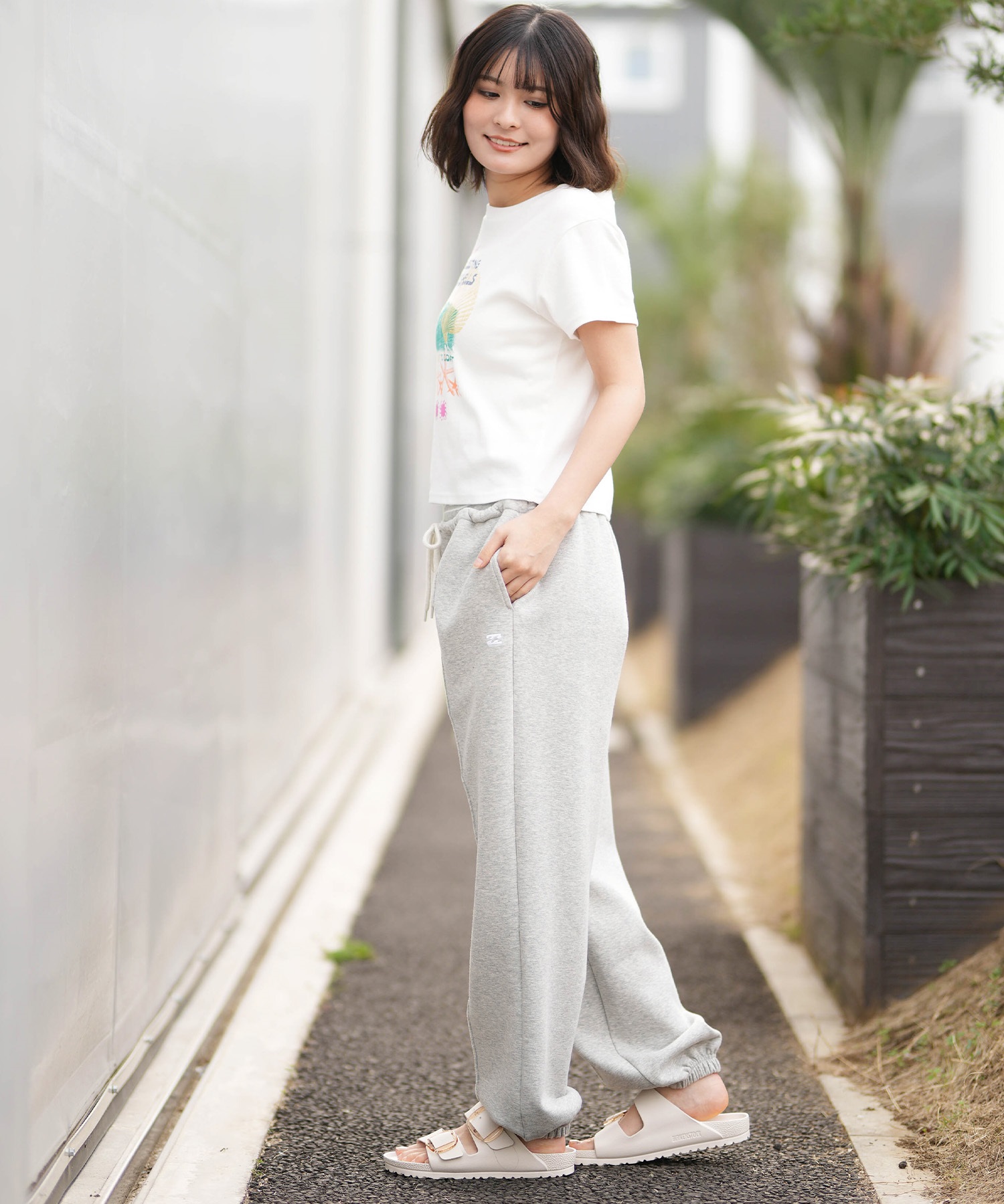 BILLABONG ビラボン 半袖 Tシャツ レディース GRAPHIC BABY FIT TEE BG013216(LPC1-M)