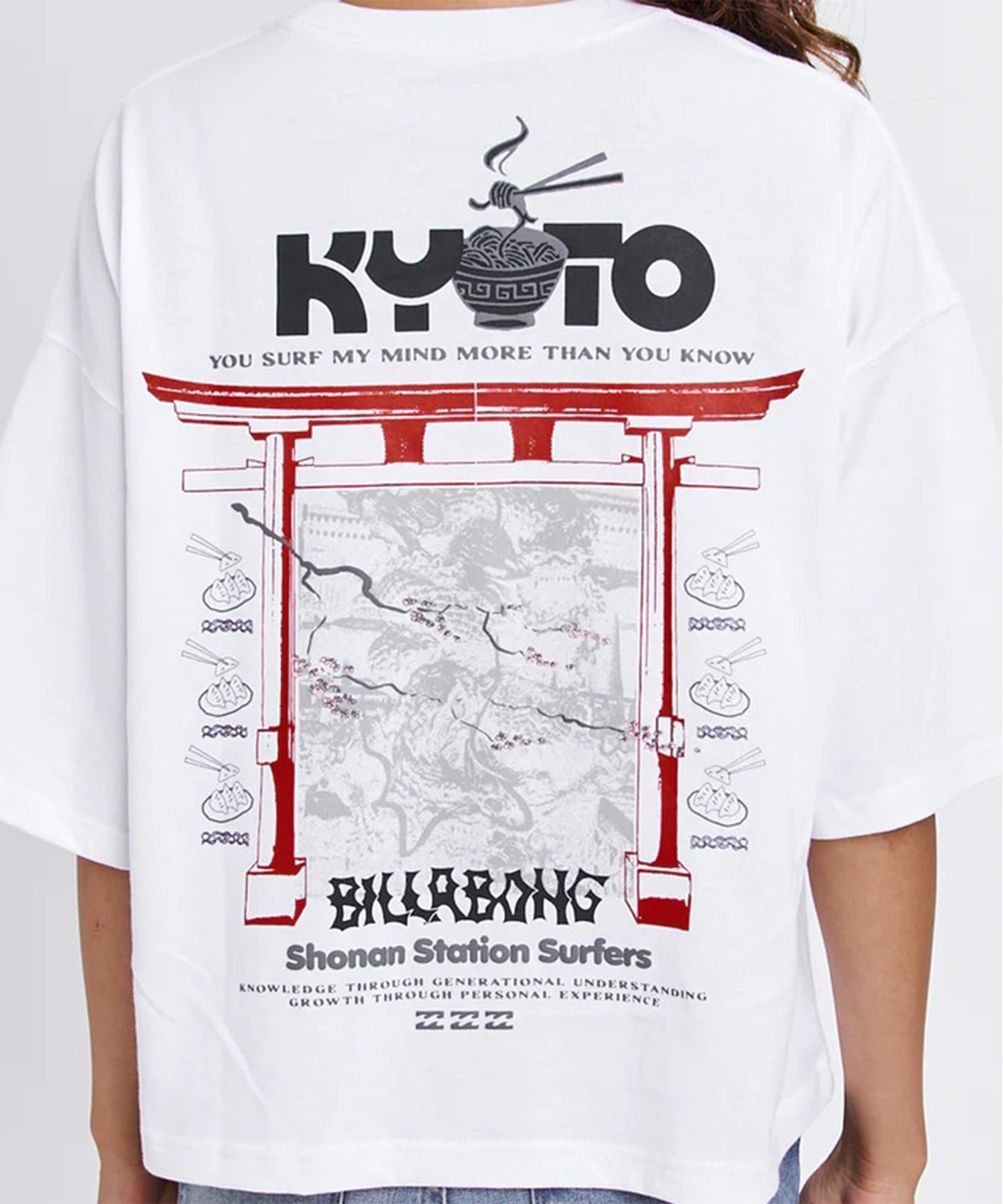 BILLABONG ビラボン 半袖 Tシャツ レディース SHONAN STATION SURFERS