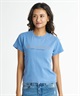 BILLABONG ビラボン 半袖 Tシャツ レディース ロゴ STUDS LOGO BABY FIT TEE BG01C214(DBU1-M)