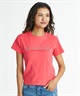 BILLABONG ビラボン 半袖 Tシャツ レディース ロゴ STUDS LOGO BABY FIT TEE BG01C214(DBU1-M)