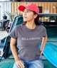 BILLABONG ビラボン 半袖 Tシャツ レディース ロゴ STUDS LOGO BABY FIT TEE BG01C214(DBU1-M)