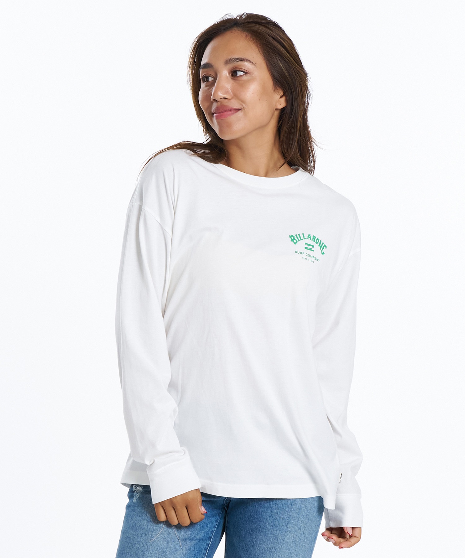 BILLABONG ビラボン 長袖 Tシャツ ロンT レディース バックプリント
