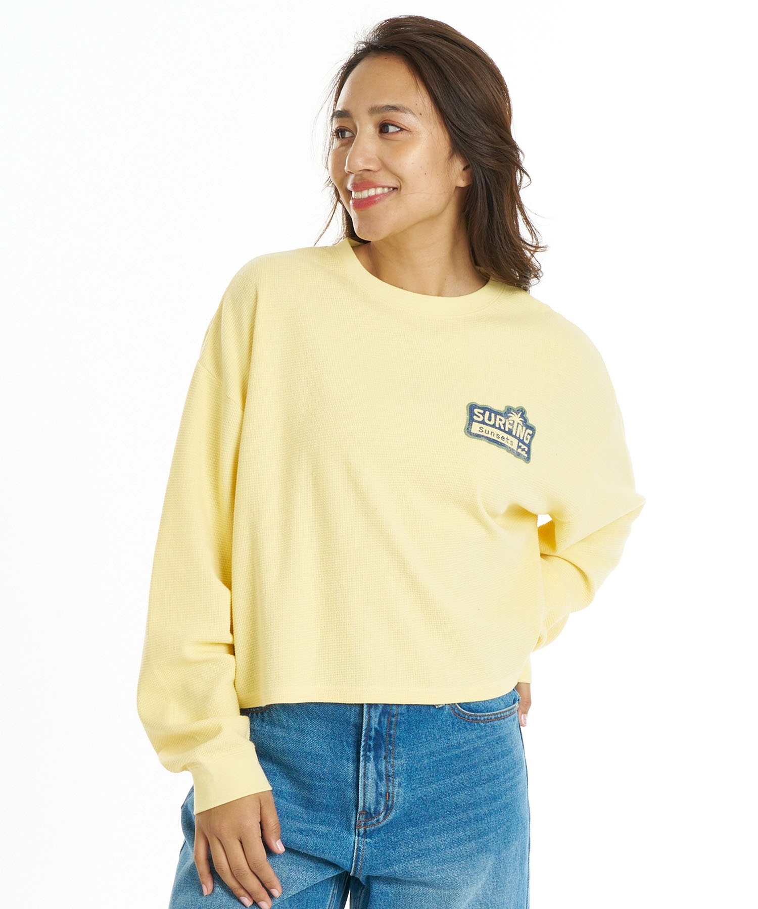 BILLABONG ビラボン 長袖 Tシャツ ロンT レディース バックプリント 調 BILLABONG ビラボン 長袖 Tシャツ ロンT レディース バックプリント 調