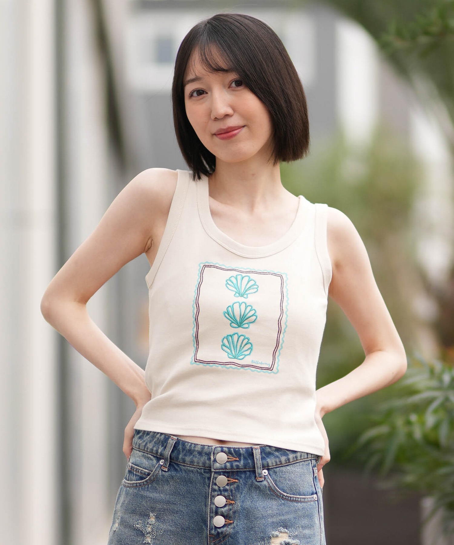 BILLABONG ビラボン タンクトップ レディース ショート丈 BG013362