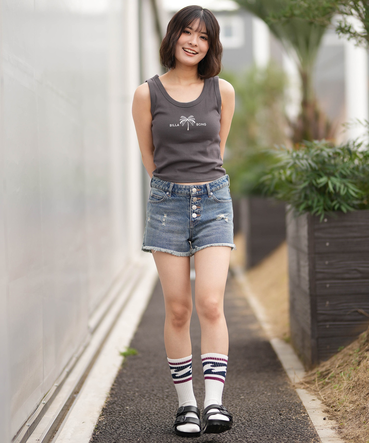 BILLABONG ビラボン タンクトップ レディース ショート丈 BG013362