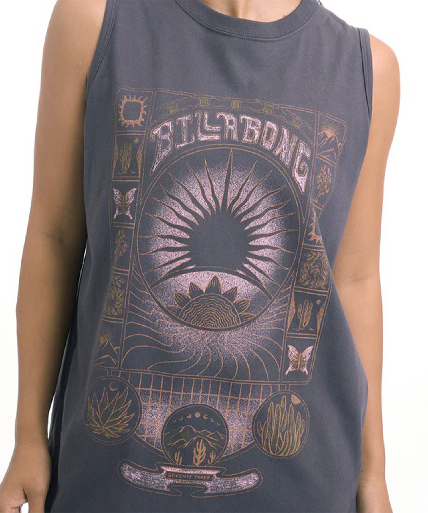 BILLABONG ビラボン タンクトップ レディース UVカット GRAPHIC LOOSE TANK TOP BG01C360(OFB-M)
