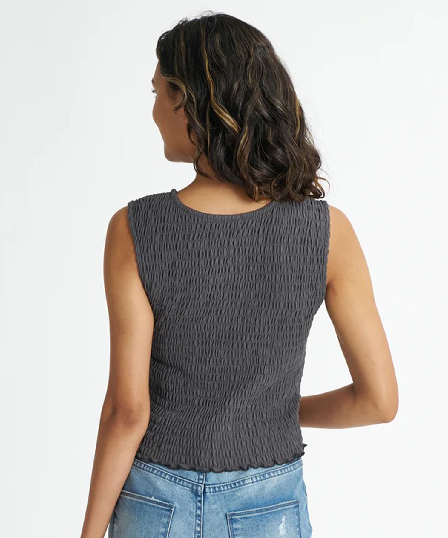 BILLABONG ビラボン タンクトップ レディース クロップド丈 ショート丈 SHIRRING BABY FIT TANK BG01C361(WCP-M)