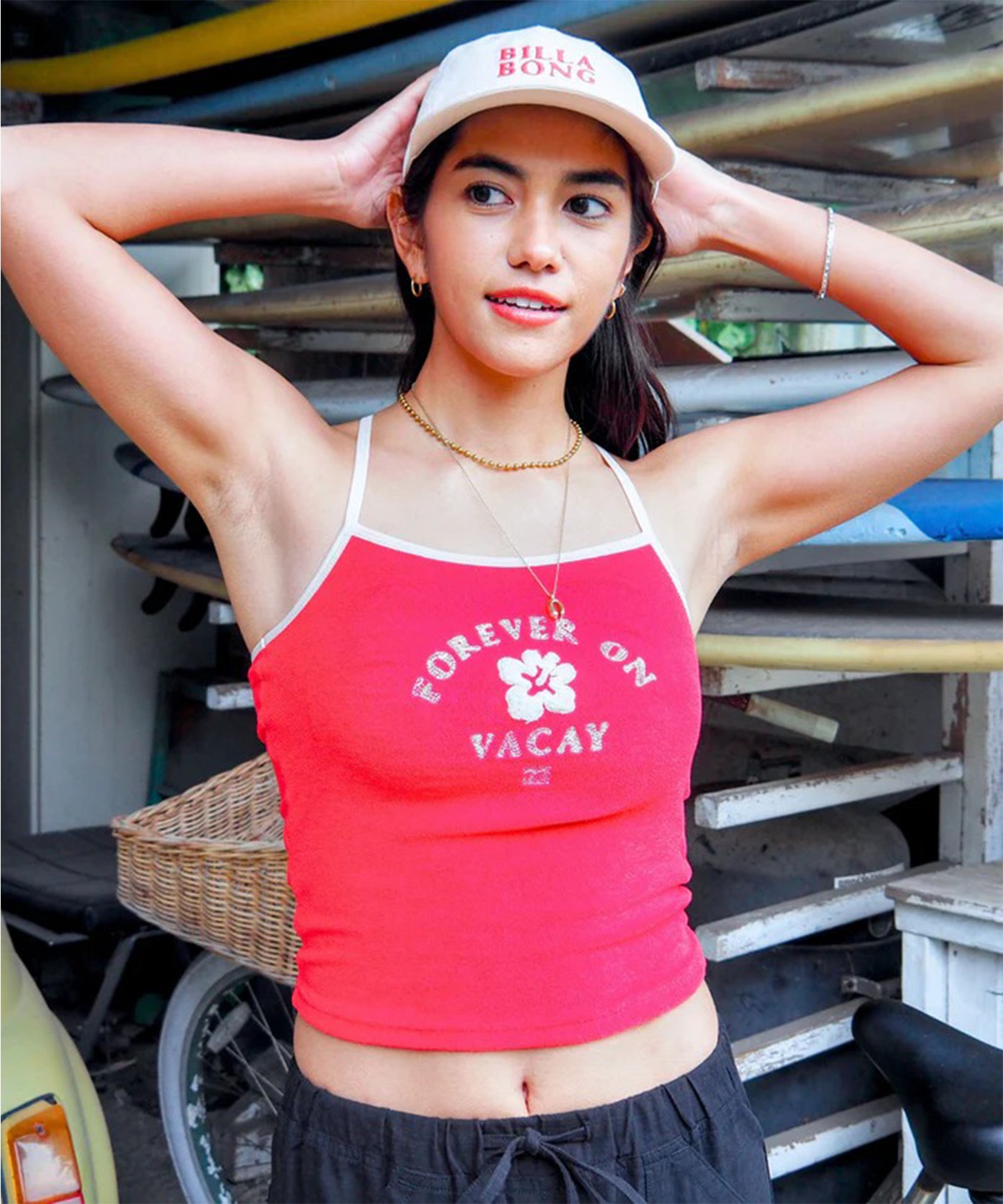 BILLABONG ビラボン キャミソール レディース 吸水速乾 PILE BABY FIT