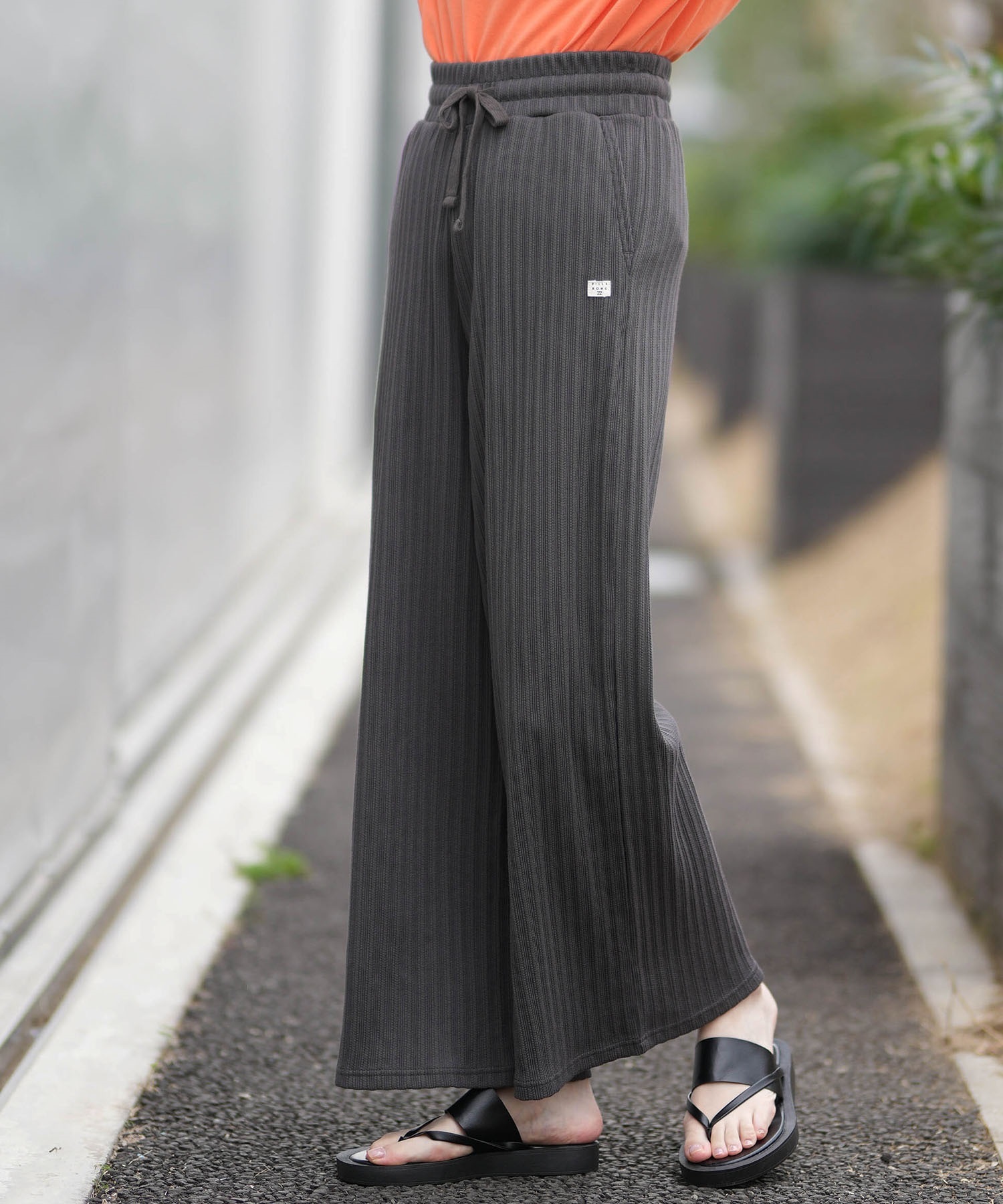 BILLABONG ビラボン ロングパンツ レディース リブ イージーパンツ