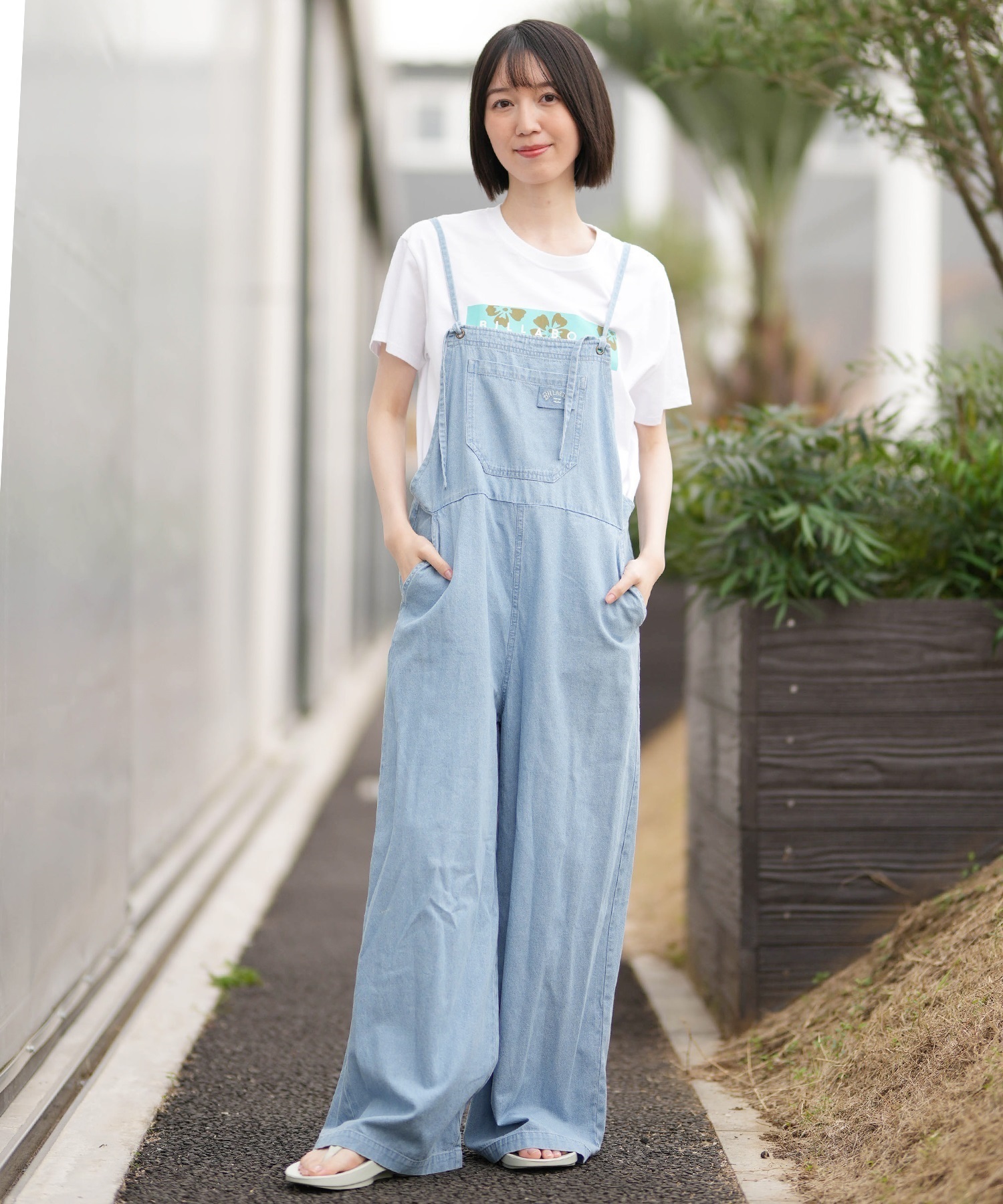 BILLABONG ビラボン オールインワン レディース サロペット パンツ WOVEN SALOPETTE BG013712(BLC-M)