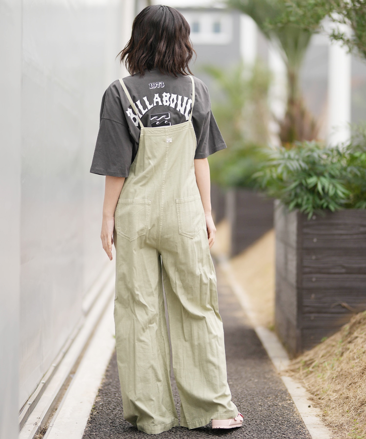 BILLABONG ビラボン オールインワン レディース サロペット パンツ WOVEN SALOPETTE BG013712(BLC-M)