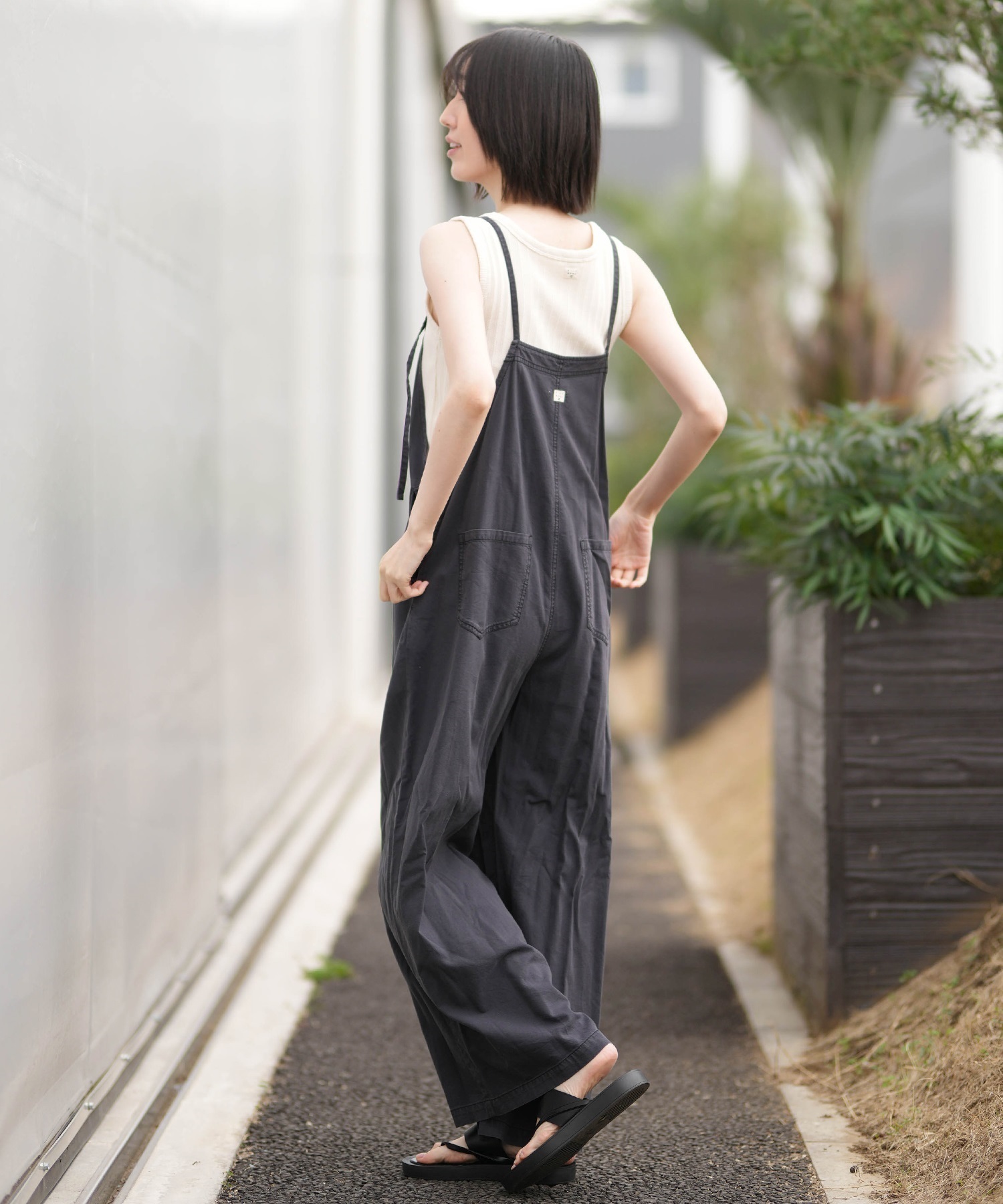 BILLABONG ビラボン オールインワン レディース サロペット パンツ WOVEN SALOPETTE BG013712(BLC-M)