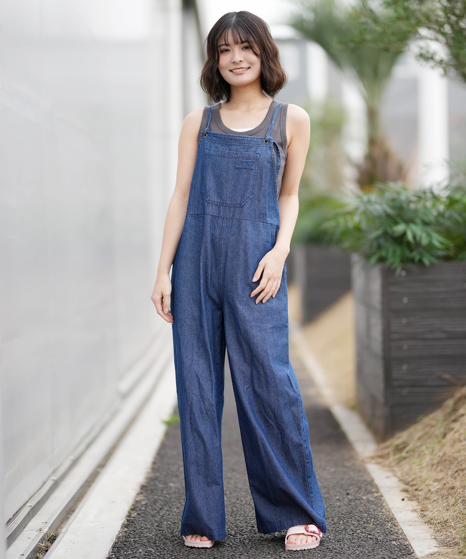 BILLABONG ビラボン オールインワン レディース サロペット パンツ WOVEN SALOPETTE BG013712(BLC-M)