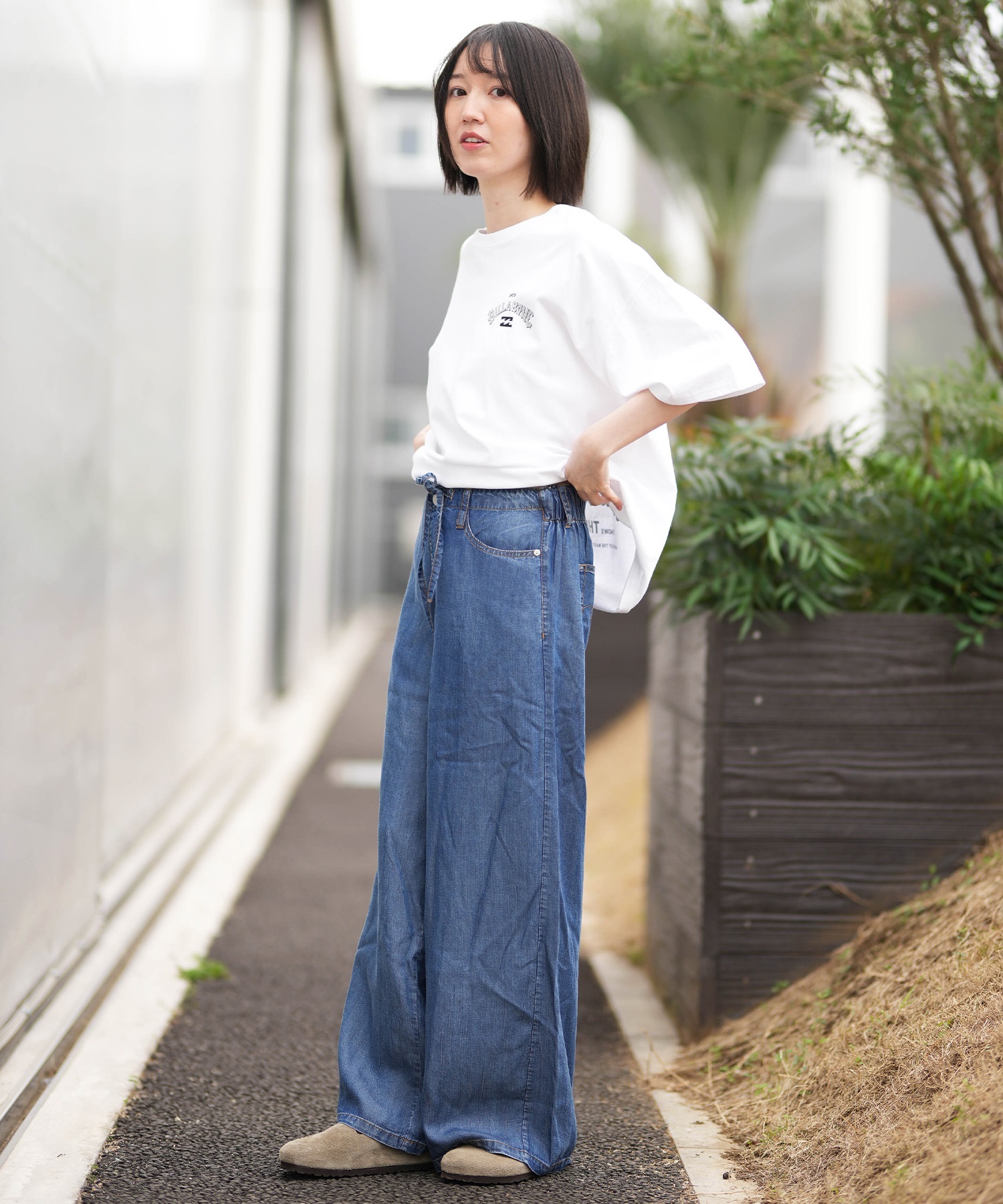 BILLABONG ビラボン ロングパンツ レディース ロンパン TENCEL DENIM