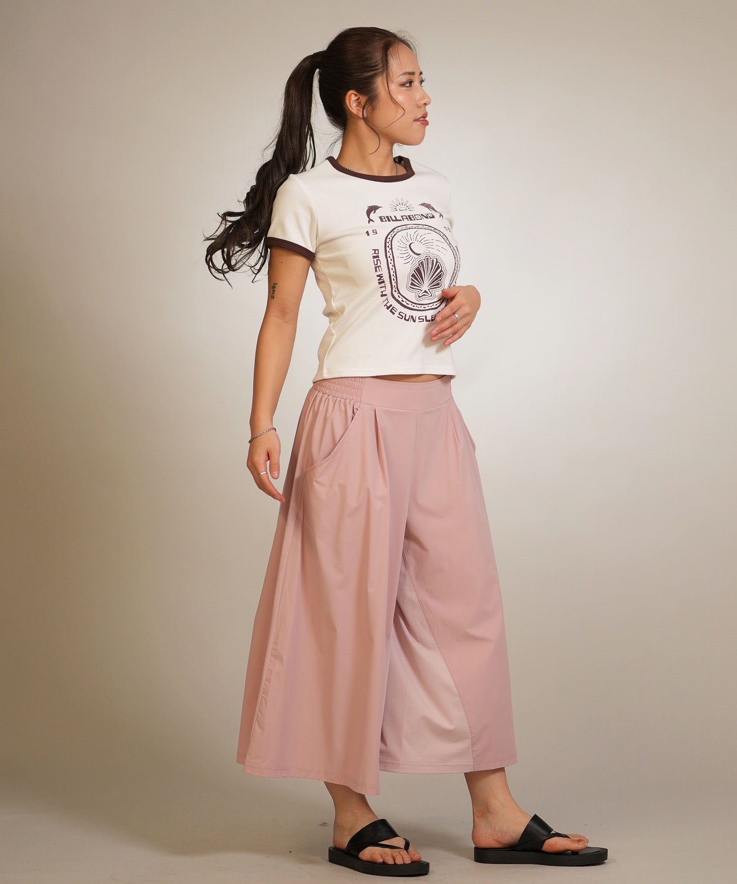 BILLABONG ビラボン ロングパンツ レディース ユーティリティ ガウチョ